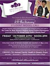 Center for Black Women's Wellness Model Call primary image