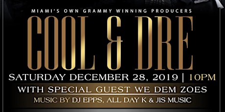 Image principale de Miami's Grammy Winning Producers Cool & Dre