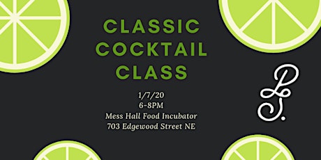 Classic Cocktail Class- January primary image
