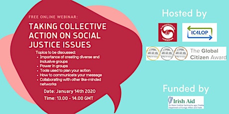 Online Webinar: Taking Collective Action on Social Justice Issues primary image