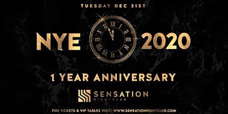 NYE 2020 - 1 Year Anniversary Party primary image