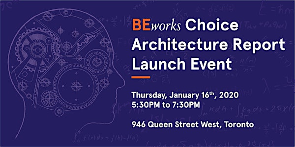 BEworks Meet Up - Choice Architecture Report Launch Event