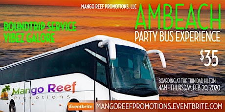 Mango Reef Promotions Shuttle Bus to AM Beach 2020 primary image
