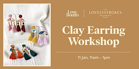 Love, Bonito x LovelyStrokes: Clay Earrings Workshop primary image