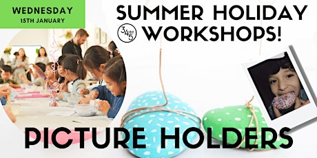 Summer School Holiday workshop: Stone Pictures Holders! Polaroid  party primary image