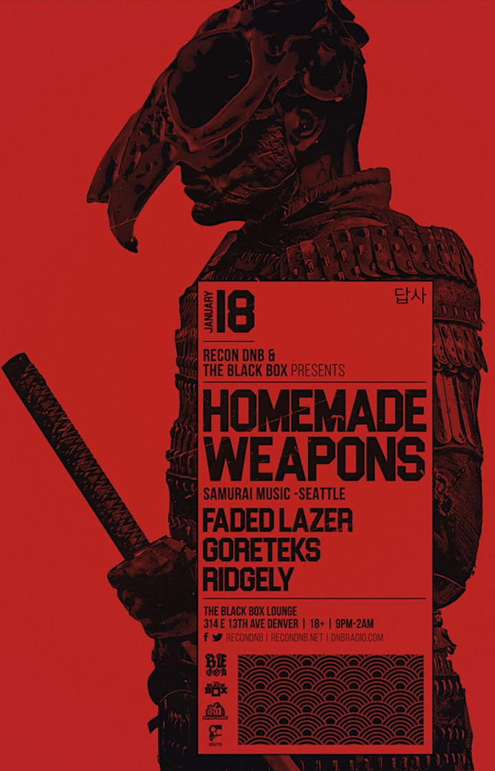 Recon DnB presents Homemade Weapons image