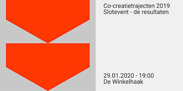 Co-creatietrajecten 2019 - Slotevent: de resultate