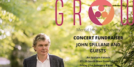 John Spillane Charity Gig in aid of GROW Mental Health Recovery primary image