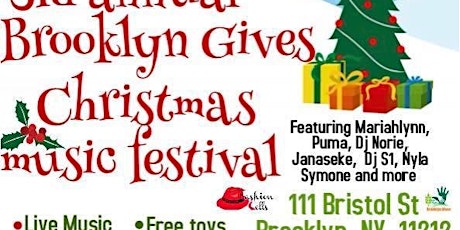 BROOKLYN GIVES Christmas MUSIC  FESTIVAL primary image