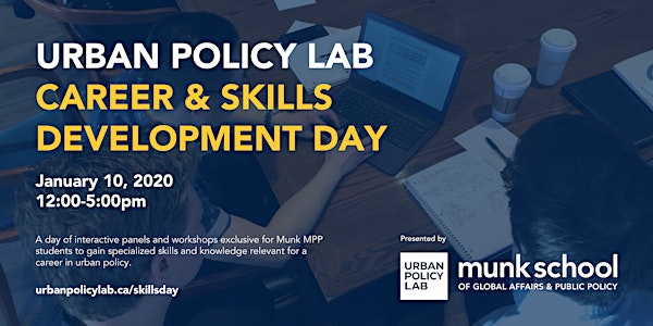 Urban Policy Lab Career and Skills Development Day