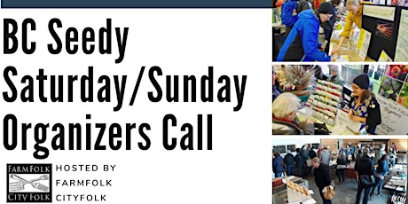 Seedy Saturday & Sunday Organizers Call  primary image