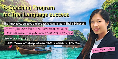 Thai Language Success Program (4 modules for 1 year) primary image