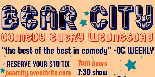 Bear City: Comedy + Pizza!