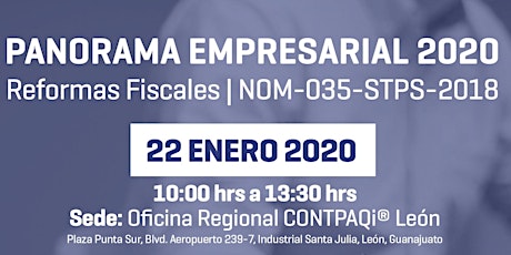 Imagen principal de PANORAMA EMPRESARIAL 2020 | REFORMAS FISCALES & MITOS DE LA NOM-035-STPS-2018