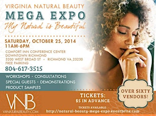 Virginia Natural Beauty MEGA Expo - My Natural is Beautiful! primary image