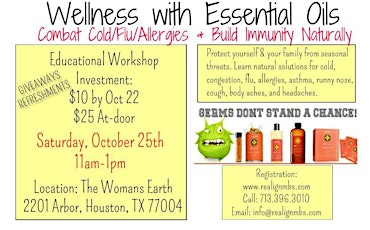Wellness with Essential Oils: Combat Cold/Flu/Allergies & Build Immunity Naturally primary image