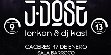 Imagen principal de Concierto JDose + Lorkan, Cáceres