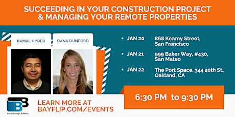 Succeeding in your Construction Project & Managing your Remote Properties primary image