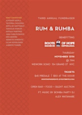 Rum & Rumba: 3rd Annual Roots of Hope Event primary image