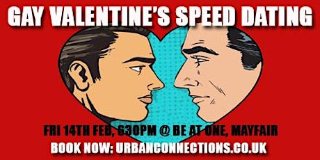 VALENTINES SPEED DATING FOR GAY MEN