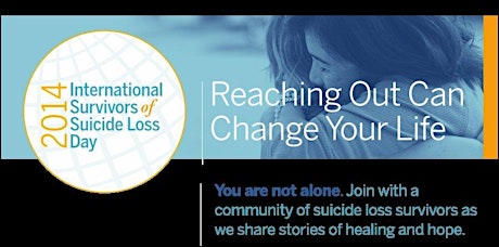 International Survivors of Suicide Loss Day Conference – Livermore, CA primary image