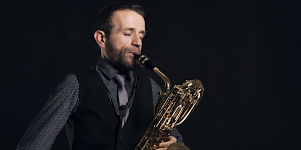 El magnífico saxofonista David Hernando Vitores en Arbeiza, Navarra