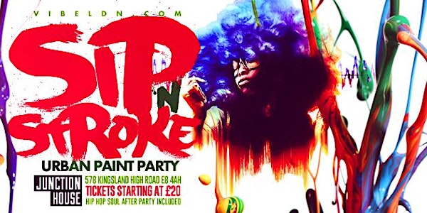 Sip N Stroke | Urban Paint Party  (4pm - 7pm)