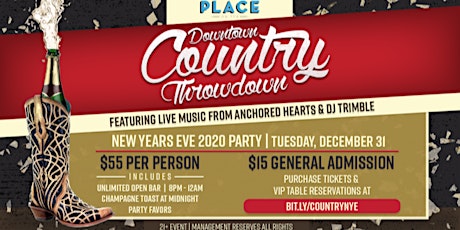 Downtown Country Throwdown's New Year's Eve Party