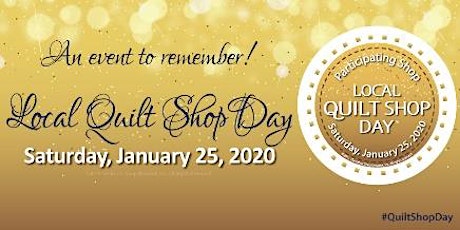 Save the Date for our Local Quilt Shop Day primary image