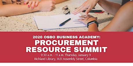 Richland County Government OSBO Procurement Resource Summit primary image