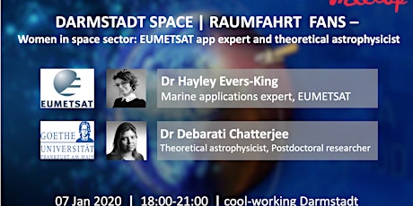 Hauptbild für Darmstadt Space | Raumfahrt - Women in space sector (EUMETSAT, astrophysicist)