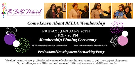 The Bella Network Membership Wine Party & Pinning Ceremony primary image