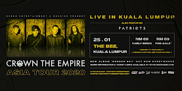 Crown The Empire Live In Kuala Lumpur 2020