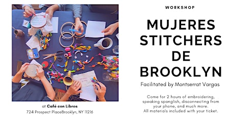 Mujeres Stitchers de Brooklyn. March 2020