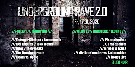 Hauptbild für Underground Rave 2.0 Hardtekk