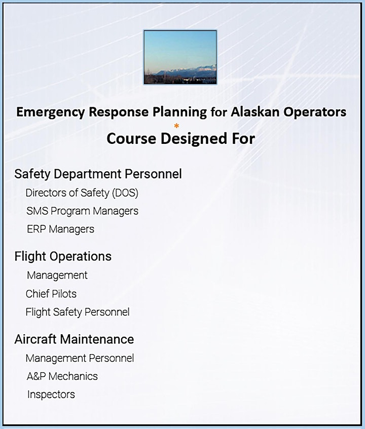 Emergency Response Planning for Alaskan Operators image