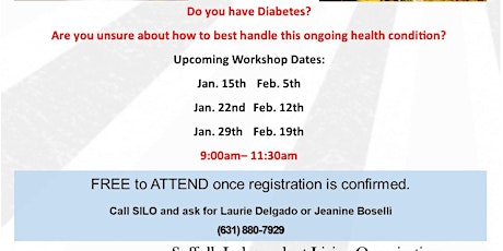 FREE 6 Week Diabetes Education Workshop Series primary image
