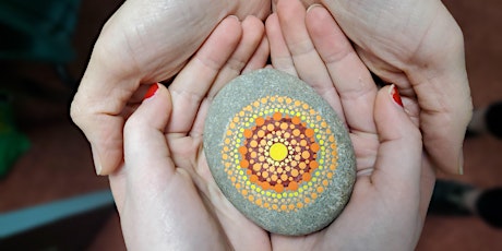 Mandala Rock Painting for Adult + Child primary image