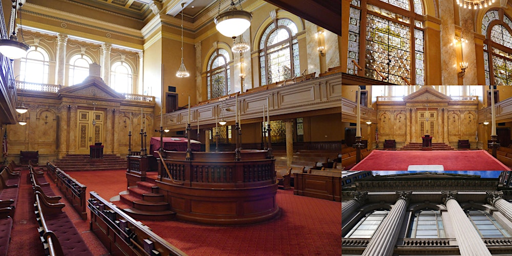 Inside Shearith Israel Synagogue And The Louis C Tiffany Glass Sanctuary