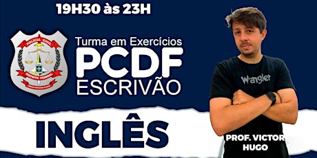 Imagem principal do evento PCDF Escrivão: Inglês  - Turma Play
