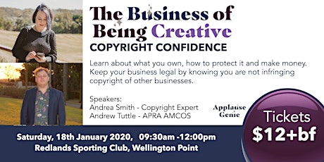 Copyright Confidence: The Business of Being Creative - Jan 2020 primary image