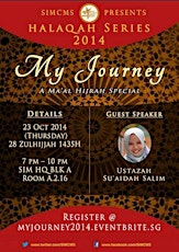 Halaqah Series 2014: My Journey, Ma'al Hijrah Special primary image