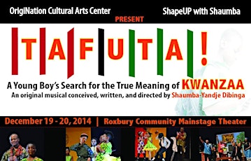Tafuta! A Young Boy's Search for the True Meaning of Kwanzaa primary image