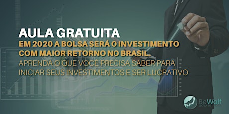 Imagem principal do evento Começe 2020 Aprendendo a Investir! Aula Grátis de Day Trade.