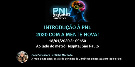Imagem principal do evento Introdução à PNL - 2020 com a mente nova! (Esgotado)