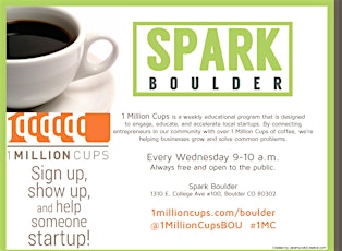 1 Million Cups @ Spark primary image
