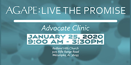 Agape: Live the Promise Advocate Clinic primary image