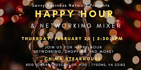 Happy Hour and Networking Social @ Chima Steakhouse primary image