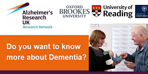 CANCELLED Alzheimer's Research UK ThamesValley Dementia Information Morning