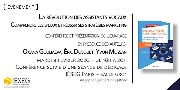 Conférence La révolution des assistants vocaux (Y.Moysan) 2020 - Paris